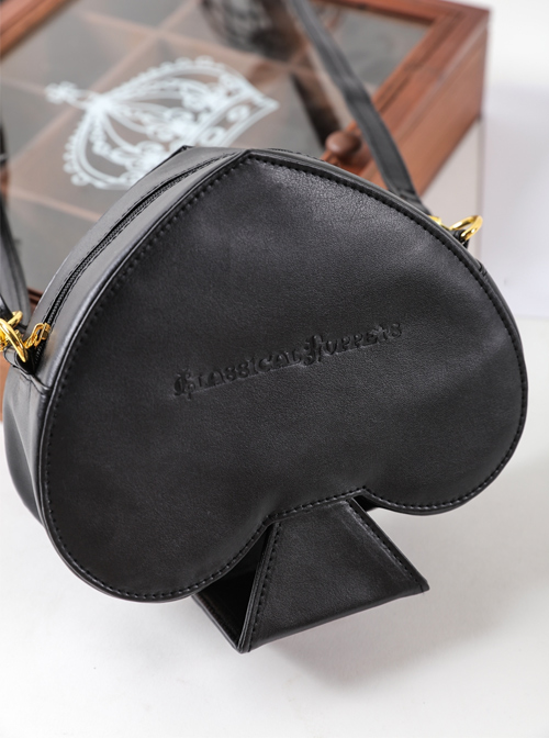 Alice Poker Black Lolita Single Shoulder Bag  |  Lolita Bags