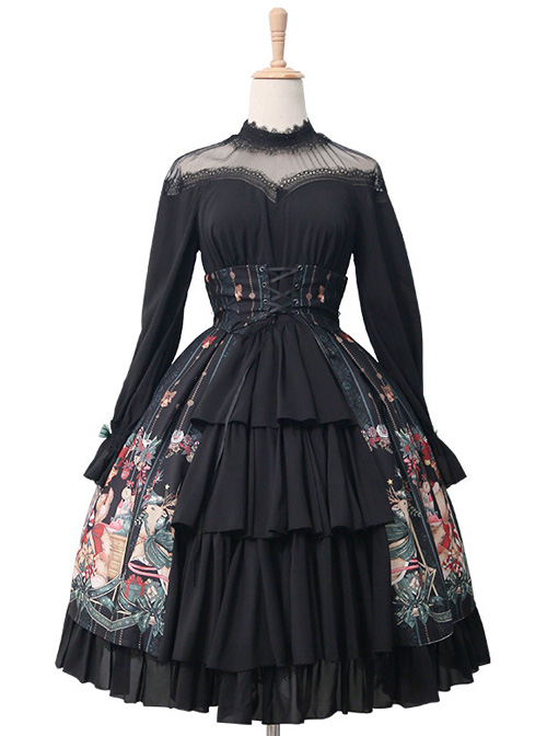 Alice’s Christmas Series OP Classic Lolita Long Sleeve Dress  |  Classic Lolita Dresses