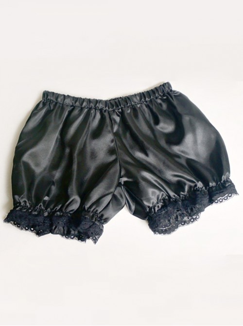 All-match Lovely Girl Black Lace Lolita Bloomers  |  Lolita Bloomers