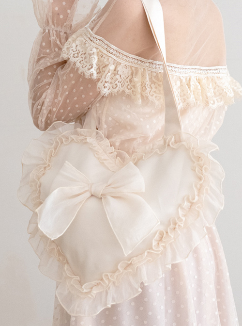 Autumn Dream Cute Ruffle Lolita Shoulder Bag  |  Lolita Bags