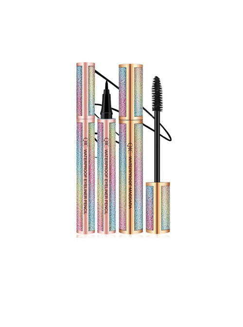 Beauty QIC Starry Waterproof Black Eyeliner Mascara Set  |  Mascara