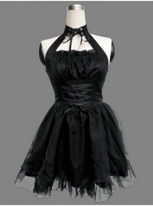 Black Sexy Gothic Lolita Dress  |  Plus Size Lolita Dresses