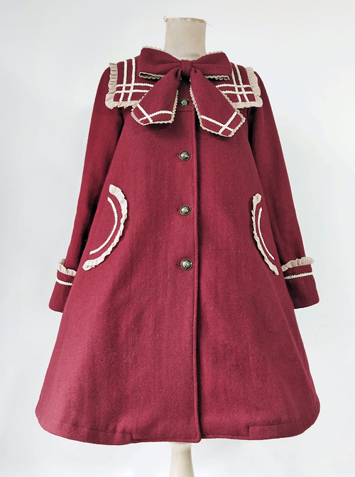 Bowknot Navy Collar School Lolita Coat  |  Coat & Jacket