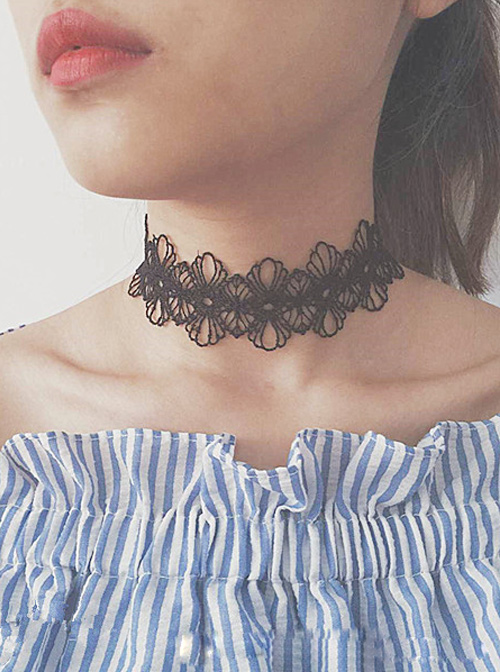 Charming Black Gothic Lady Lolita Necklace  |  Lolita Necklaces