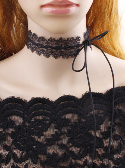 Classic Lace Girls Lolita Choker  |  Lolita Necklaces