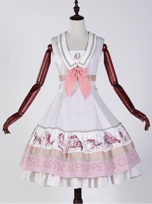 Classical puppets Muscle Aquarium generated color lolita JSK  |  Classic Lolita Dresses