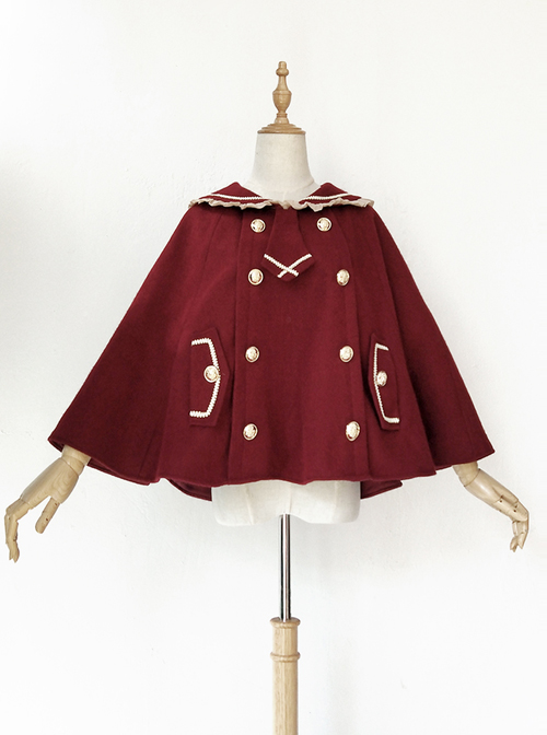 Cute Bear Ears Sweet Lolita Cloak  |  Coat & Jacket