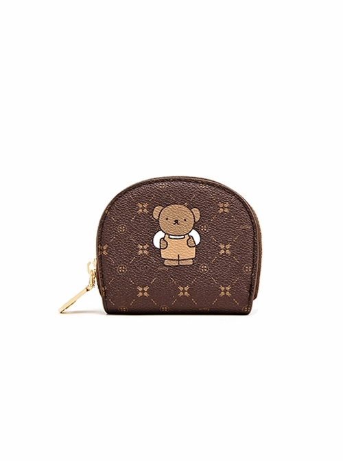 Cute Cartoon Bear Simple Mini Fashion Classic Lolita Multi-Layer Card Holder Coin Purse  |  Lolita Bags