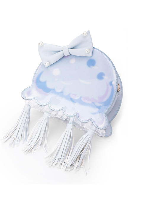 Cute Jellyfish Tassel Lolita Shoulder Bag  |  Lolita Bags