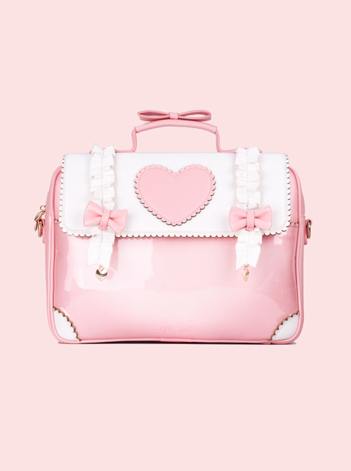 Cute Loving-heart Laptop bag Lolita High-capacity Bag  |  Lolita Bags