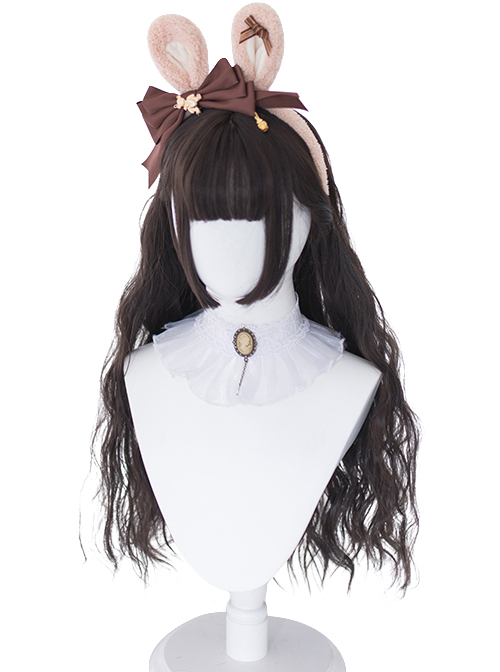 Cute Sheep Roll Long Curly Hair Sweet Lolita Wigs  |  Wigs