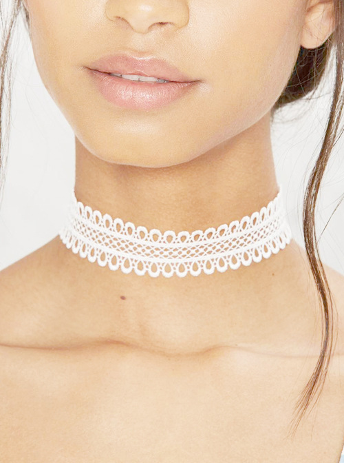 Cute White Lace Lady Lolita Necklace  |  Lolita Necklaces