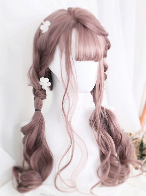 Doris Series Air-bangs Long Curly Hair Lolita Wig  |  Wigs