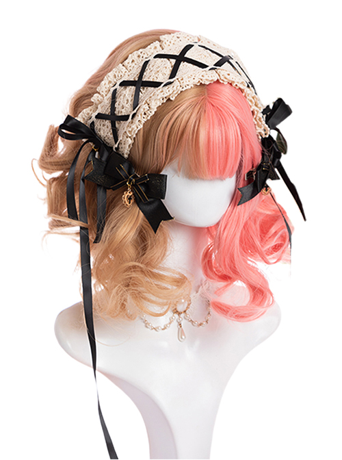 Double-colored Harajuku Style Short Curly Hair Sweet Lolita Wigs  |  Wigs