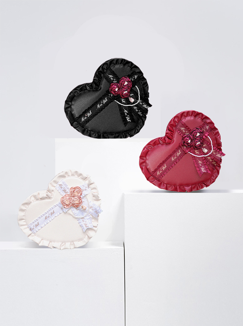 Elegant Heart-shaped Gift Box Lolita Shoulder Bag  |  Lolita Bags