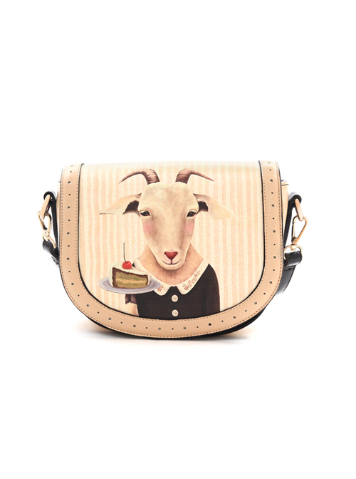 Fairytale Printing Goats Lady Lolita Shoulder Bag  |  Lolita Bags