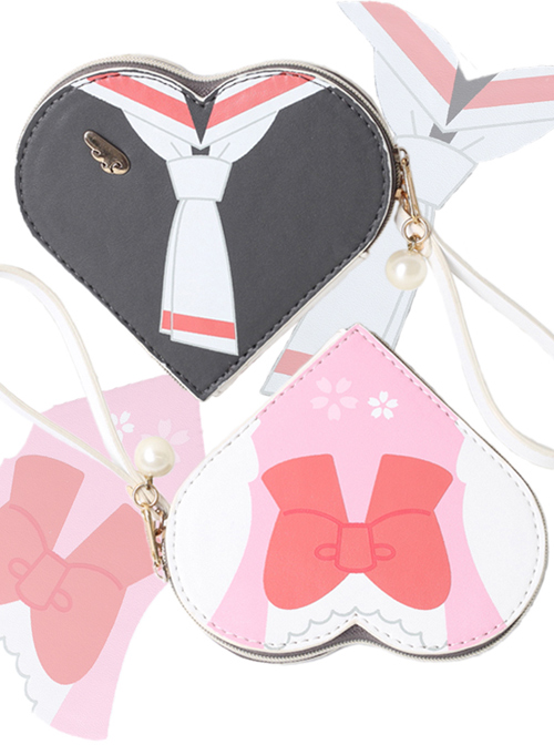 Fashion Card Captor Sakura Series Printing Heart-shaped Sweet Lolita Card Package  |  Lolita Bags