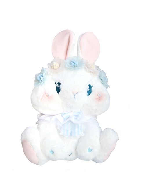 Garland Rabbit Series Cute Garland Embroidered Rabbit Plush Doll Sweet Lolita Messenger Backpack  |  Lolita Bags