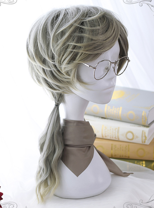 Handsome Half-long Hair Prince Lolita Gradient Wigs  |  Wigs