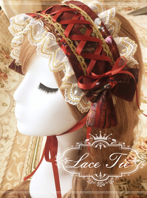 Heavenly Garden Printing Lolita Hair Band  |  Lolita Headbands