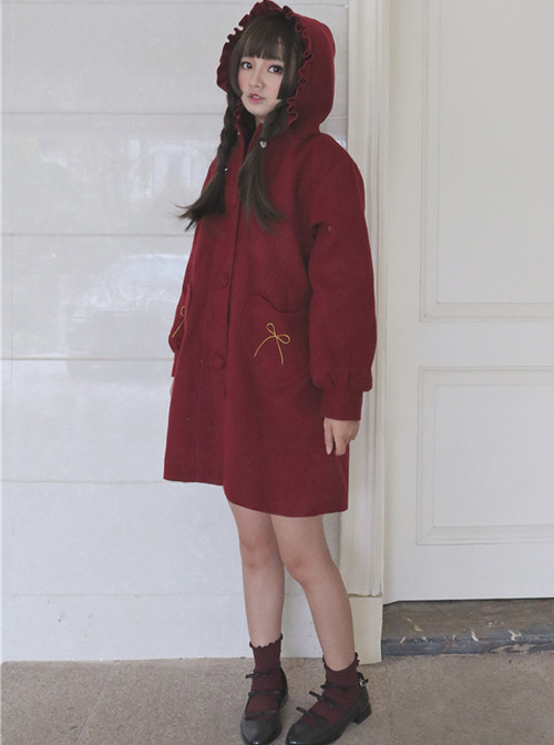 Jeanne’s Gift Series Double-sided Wool Cloth Sweet Lolita Coat  |  Coat & Jacket