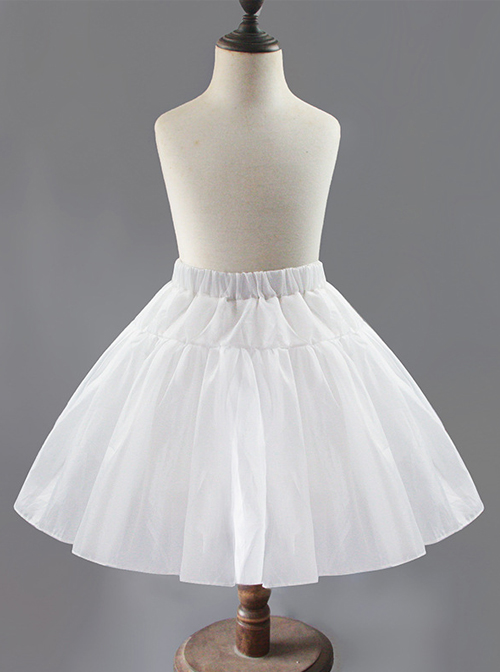 Lolita White Fluffy Petticoat  |  Kids Dresses