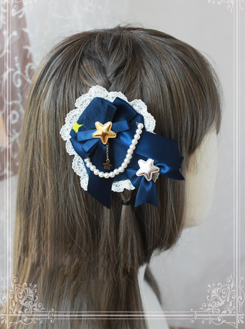 Magic Tea Party Starry Sky Series Lolita Hair Pin  |  Lolita Hairpins