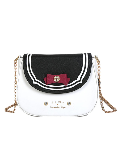 Multiple Colors Cute Bowknot Saddle Bag School Lolita Shoulder Bag  |  Lolita Bags