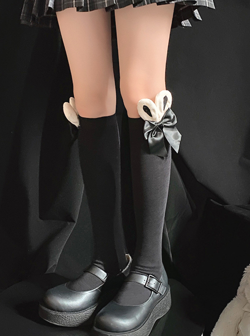 Rabbit Ears Bowknot Sweet Lolita Socks  |  Lolita Socks