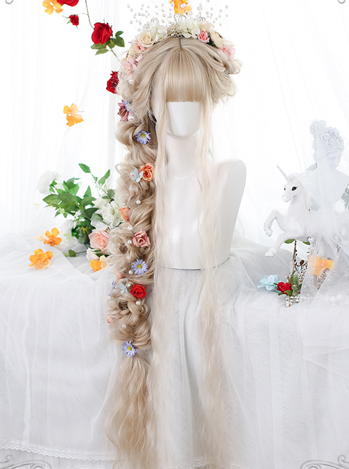 Retro Elegant Super Long Curly Classic Lolita Wigs  |  Wigs