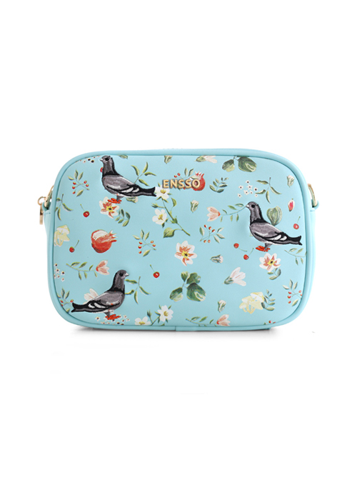 Retro Pastoral Style Plant Printing Lolita Shoulder Bag  |  Lolita Bags