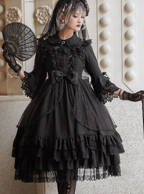 Rose Maiden Series JSK Pure Color Classic Lolita Sling Dress  |  Classic Lolita Dresses