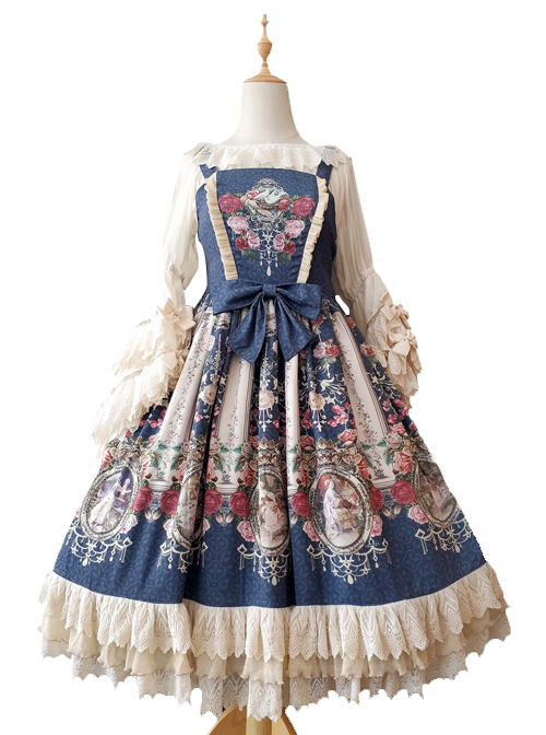 Royal Murals Series Classic Lolita Sling Dress  |  Classic Lolita Dresses