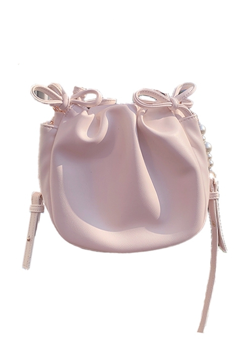 Small Ruannuo Series Simple Cloud Bag Casual Versatile Classic Lolita Portable Shoulder Messenger Bag  |  Lolita Bags