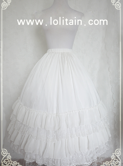 Spring Sonata Series Classic Lolita Skirt Long Petticoat  |  Skirts