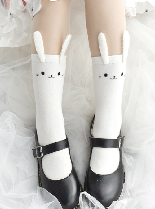 Stereoscopic Decoration Cute Rabbit Ears Sweet Lolita Socks  |  Lolita Socks