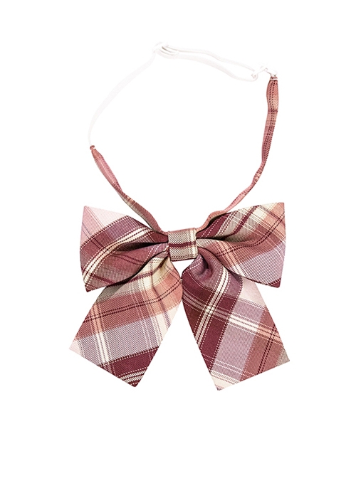 Strawberry Cheese Series JK Uniform College Girl Red White Pink Bow Knot Tie  |  Lolita Necklaces