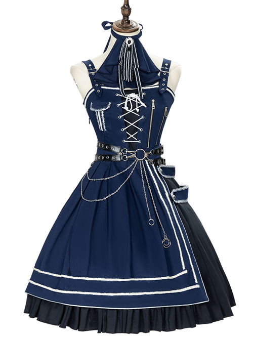 War Without War Series JSK Military Style Lolita Sling Dress  |  Classic Lolita Dresses