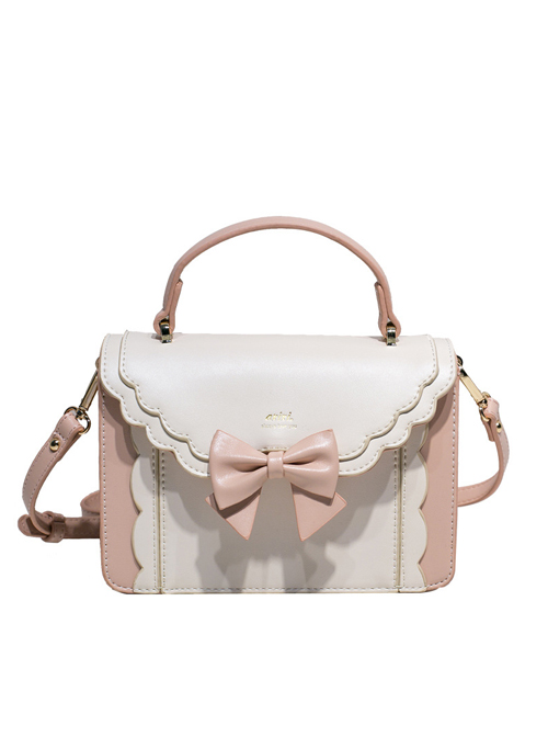 Cute Bowknot Elegant Organ Classic Lolita Small Square Bag  |  Lolita Bags